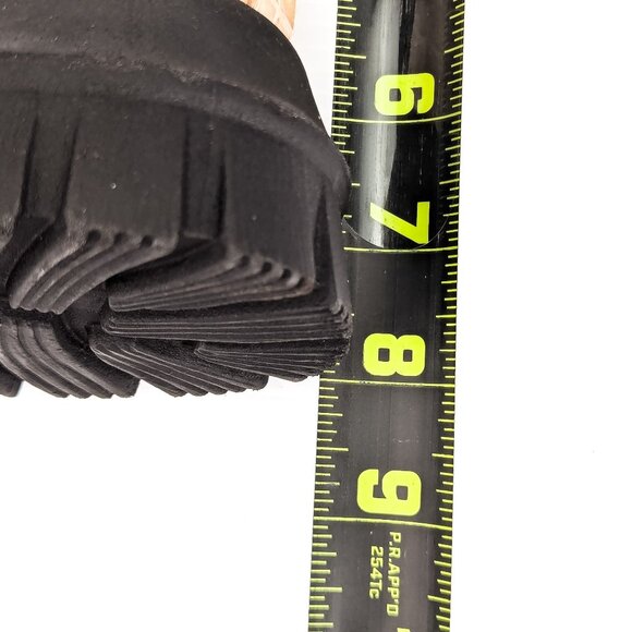 Topshop Wmn Alpha Patent Leather Croc Festival Chelsea Platform Boots 9US EUR40 - Picture 7 of 9